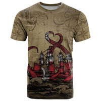 Danish Empire T Shirt Denmark Norway Union And Kraken - Wonder Print Shop