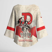 Polish Warsaw Uprising Kimono Sleeve Blouse 63 Days Of Glory