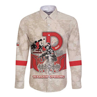 Polish Warsaw Uprising Long Sleeve Button Shirt 63 Days Of Glory