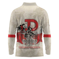 Polish Warsaw Uprising Long Sleeve Polo Shirt 63 Days Of Glory