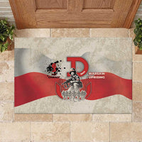 Polish Warsaw Uprising Rubber Doormat 63 Days Of Glory