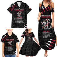 Personalized Poland Home Army Family Matching Summer Maxi Dress and Hawaiian Shirt Armia Krajowa 1942 To 1945