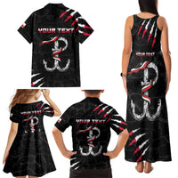 Personalized Poland Home Army Family Matching Tank Maxi Dress and Hawaiian Shirt Armia Krajowa 1942 To 1945