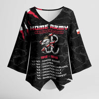 Personalized Poland Home Army Kimono Sleeve Blouse Armia Krajowa 1942 To 1945