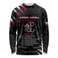 Personalized Poland Home Army Long Sleeve Shirt Armia Krajowa 1942 To 1945