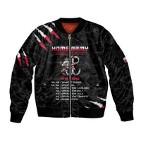Personalized Poland Home Army Sleeve Zip Bomber Jacket Armia Krajowa 1942 To 1945
