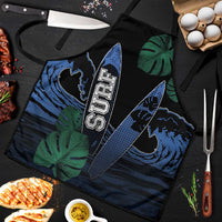 Surfing Apron Retro Waves Dot Halftone