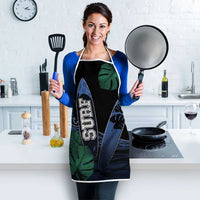 Surfing Apron Retro Waves Dot Halftone