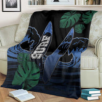 Surfing Blanket Retro Waves Dot Halftone