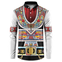 Vintage Rock Star Costume Button Sweatshirt Rhinestone Inspired Glam Rock Stage Outfit