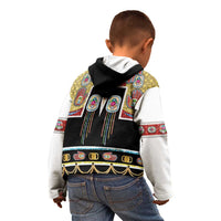 Vintage Rock Star Costume Kid Hoodie Rhinestone Inspired Glam Rock Stage Outfit