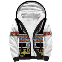 Vintage Rock Star Costume Sherpa Hoodie Rhinestone Inspired Glam Rock Stage Outfit