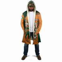 Custom Ivory Coast Football Cloak Elephant Geometric African Art Style