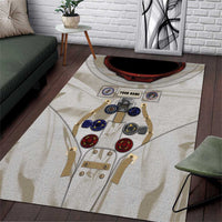 Personalized Astronaut Area Rug Space Explorer - Wonder Print Shop