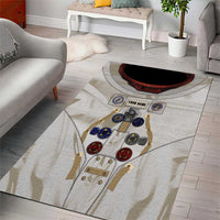 Personalized Astronaut Area Rug Space Explorer - Wonder Print Shop