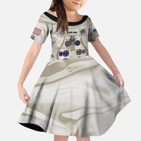 Personalized Astronaut Family Matching Off Shoulder Maxi Dress and Hawaiian Shirt Space Explorer - Wonder Print Shop