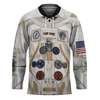 Personalized Astronaut Hockey Jersey Space Explorer - Wonder Print Shop