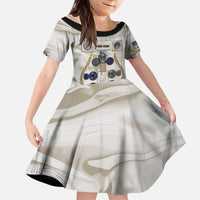 Personalized Astronaut Kid Short Sleeve Dress Space Explorer - Wonder Print Shop