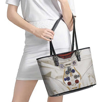 Personalized Astronaut Leather Tote Bag Space Explorer - Wonder Print Shop