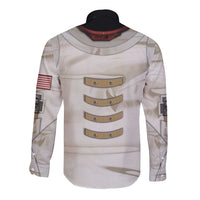Personalized Astronaut Long Sleeve Button Shirt Space Explorer - Wonder Print Shop