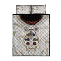 Personalized Astronaut Quilt Bed Set Space Explorer - Wonder Print Shop