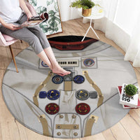 Personalized Astronaut Round Carpet Space Explorer - Wonder Print Shop