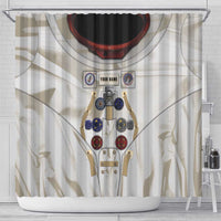 Personalized Astronaut Shower Curtain Space Explorer - Wonder Print Shop