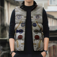 Personalized Astronaut Sleeveless Puffer Jacket Space Explorer - Wonder Print Shop