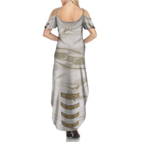 Personalized Astronaut Summer Maxi Dress Space Explorer - Wonder Print Shop