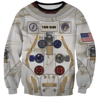 Personalized Astronaut Sweatshirt Space Explorer - Wonder Print Shop