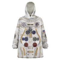 Personalized Astronaut Wearable Blanket Hoodie Space Explorer - Wonder Print Shop