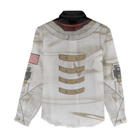 Personalized Astronaut Women Casual Shirt Space Explorer - Wonder Print Shop