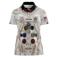 Personalized Astronaut Women Polo Shirt Space Explorer - Wonder Print Shop