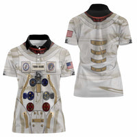 Personalized Astronaut Women Polo Shirt Space Explorer - Wonder Print Shop