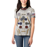 Personalized Astronaut Women Polo Shirt Space Explorer - Wonder Print Shop