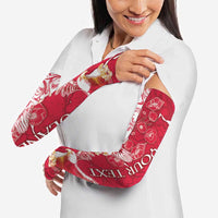 Poland Arm Sleeves Two White Eagles Fighting - Wonder Print Shop