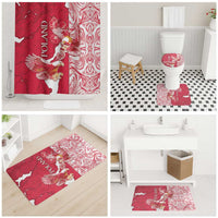 Poland Bathroom Set Two White Eagles Fighting - Wonder Print Shop
