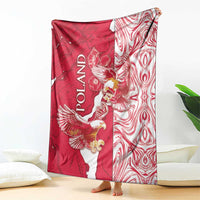 Poland Blanket Two White Eagles Fighting - Wonder Print Shop