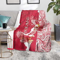 Poland Blanket Two White Eagles Fighting - Wonder Print Shop