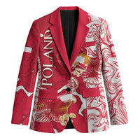 Personalized Poland Blazer Two White Eagles Fighting - Wonder Print Shop