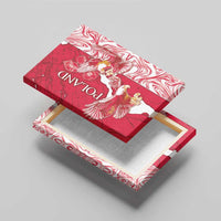 Poland Canvas Wall Art Two White Eagles Fighting - Wonder Print Shop