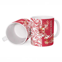 Personalized Poland Ceramic Mug Two White Eagles Fighting - Wonder Print Shop