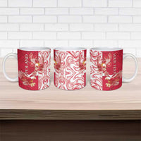 Personalized Poland Ceramic Mug Two White Eagles Fighting - Wonder Print Shop