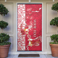 Poland Door Cover Two White Eagles Fighting - Wonder Print Shop