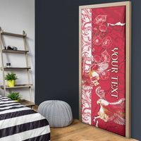 Poland Door Cover Two White Eagles Fighting - Wonder Print Shop