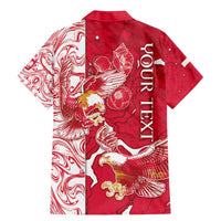 Personalized Poland Family Matching Mermaid Dress and Hawaiian Shirt Two White Eagles Fighting - Wonder Print Shop