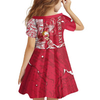 Personalized Poland Family Matching Short Sleeve Bodycon Dress and Hawaiian Shirt Two White Eagles Fighting - Wonder Print Shop