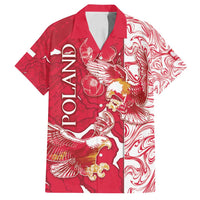 Personalized Poland Family Matching Tank Maxi Dress and Hawaiian Shirt Two White Eagles Fighting - Wonder Print Shop