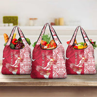 Poland Grocery Bag Two White Eagles Fighting - Wonder Print Shop