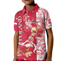 Personalized Poland Kid Polo Shirt Two White Eagles Fighting - Wonder Print Shop